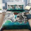 Wolf And Tiger Quilt Bedding Set
