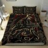 Viking Fenrir With Chain Quilt Bedding Set