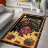 God Says I Am Black Girl Area Rug