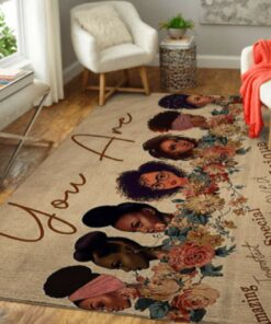 God Say You are Black Girls Area Rug