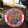 Rat Fink Mopar King Of Hemi Hot Rod Round Rug