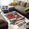 Personalized Tattoo Shop Guard Yor Heart Rug