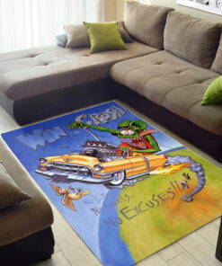 Rat Fink Win Or Crash Rug