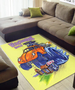 Rat Fink Volkswagens Rule Rug