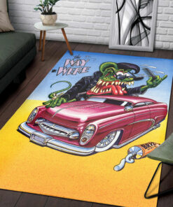Rat Fink The Way We Were Rug