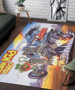 Rat Fink The Junk Yard Kid Rug