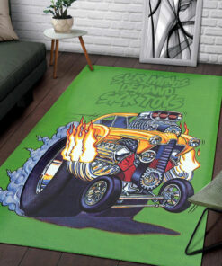 Rat Fink Sick Minds Sick Toys Rug