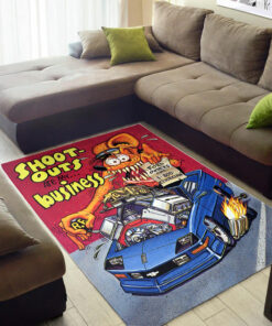 Rat Fink Shoot Outs Are My Business Rug