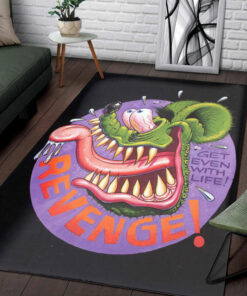 Rat Fink Get Even With Life Rug