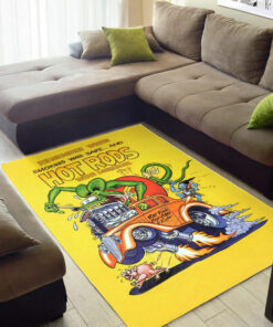 Rat Fink Remember When Hot Rods Rug