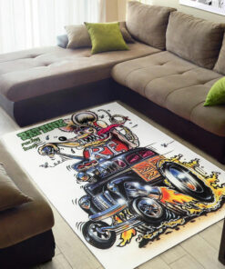 Rat Fink Racing Team Hot Rod Area Rug