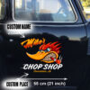 Personalized Woodpecker Speed Shop Vinyl Decals - Mr Horsepower Hot Rod Stickers
