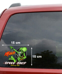 Personalized Hot Rod Rat Fink Speed Shop Vinyl Wrap Sticker