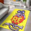 Rat Fink Logo Hot Rod Rug