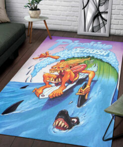 Rat Fink Pipeline Crush Skateboard Rug