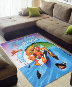 Rat Fink Pipeline Crush Skateboard Rug