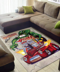 Rat Fink No Wimps For Willys Rug