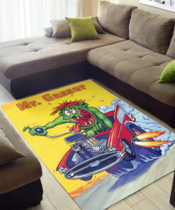 Personalized Mr Gasser Rat Fink Rug