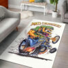 Rat Fink Mad Dragger Hot Rod Rug