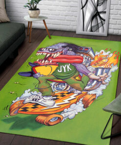 Rat Fink JYK Skateboard Rug