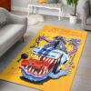 Rat Fink I'm Bad Cause I Love Mustang's Rug