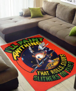 I'll Paint Anything That Rolls Rat Fink Rug