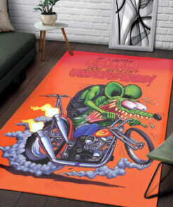 If I Gotta Explain You Wouldn't Understand Rat Fink Motorcycle Rug