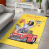 Rat Fink Hunka Kunka Chevy Love Rug