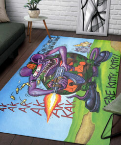 Rat Fink Gun Control Rug