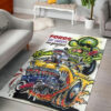 Fords Eat Chevys For Breakfast Hot Rod Rat Fink Area Rug