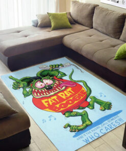 Rat Fink Fat Rat Boogie Hot Rod Rug
