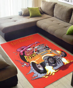 Rat Fink Fast Rats Rule Rug