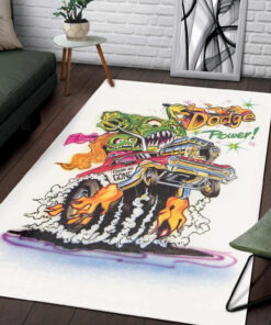 Dodge Power Rat Fink Rug