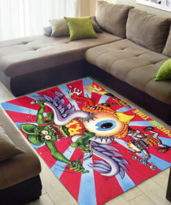 Cruisin Time Rat Fink And Eyebal Rug