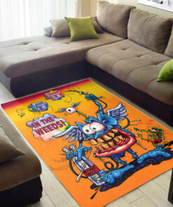 Rat Fink In The Weeds Rug