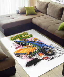 Rat Fink Chevys Rule Rug