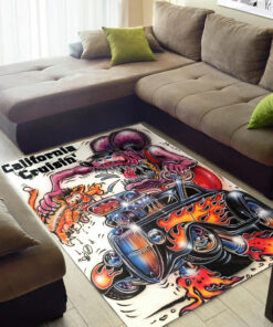 Rat Fink Big Daddy California Cruisin Rug