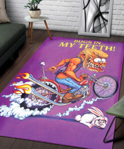 Bugs In My Teeth Motorcycle Rug