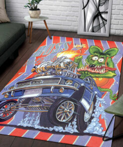Rat Fink Boss Mustang Rug