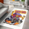 Rat Fink Born Bad Hot Rod Rug