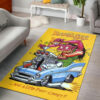 Beyond Nuts A Little Past Crazy Hot Rod Car Race Rat Fink Rug