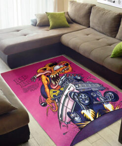Rat Fink Big Daddy Bad Bad Doggy Rug