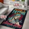 Personalized Women Tattoo Area Rug