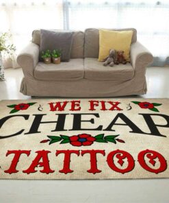 We Fix Cheap Tattoo Rug