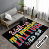Personalized Walk Ins Tattoo Rug