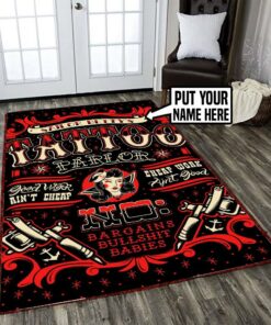 Personalized Tattoo Rug