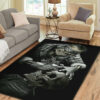 Skull Tattoo Rug For Bedroom