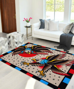 Eagle Tattoo Rug For Bedroom