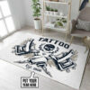 Personalized Tattoo Skull Rug