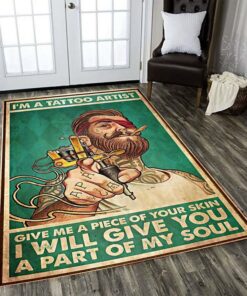 I'm A Tattoo Artist Area Rug